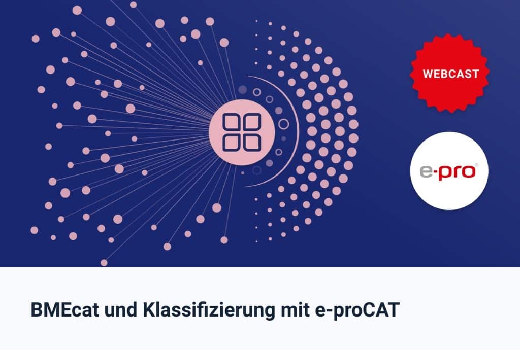 e-proCAT BMEcat Klassifizierung