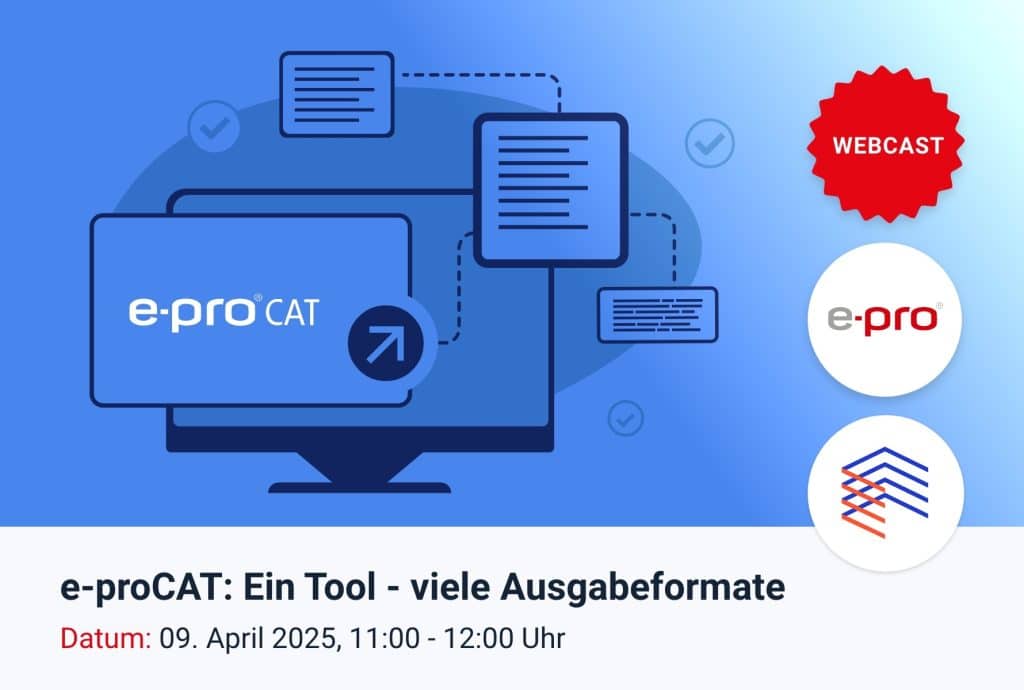 e-proCAT: Ein Tool, viele Ausgabeformate